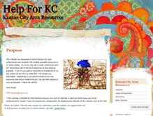 Tablet Screenshot of helpforkc.com